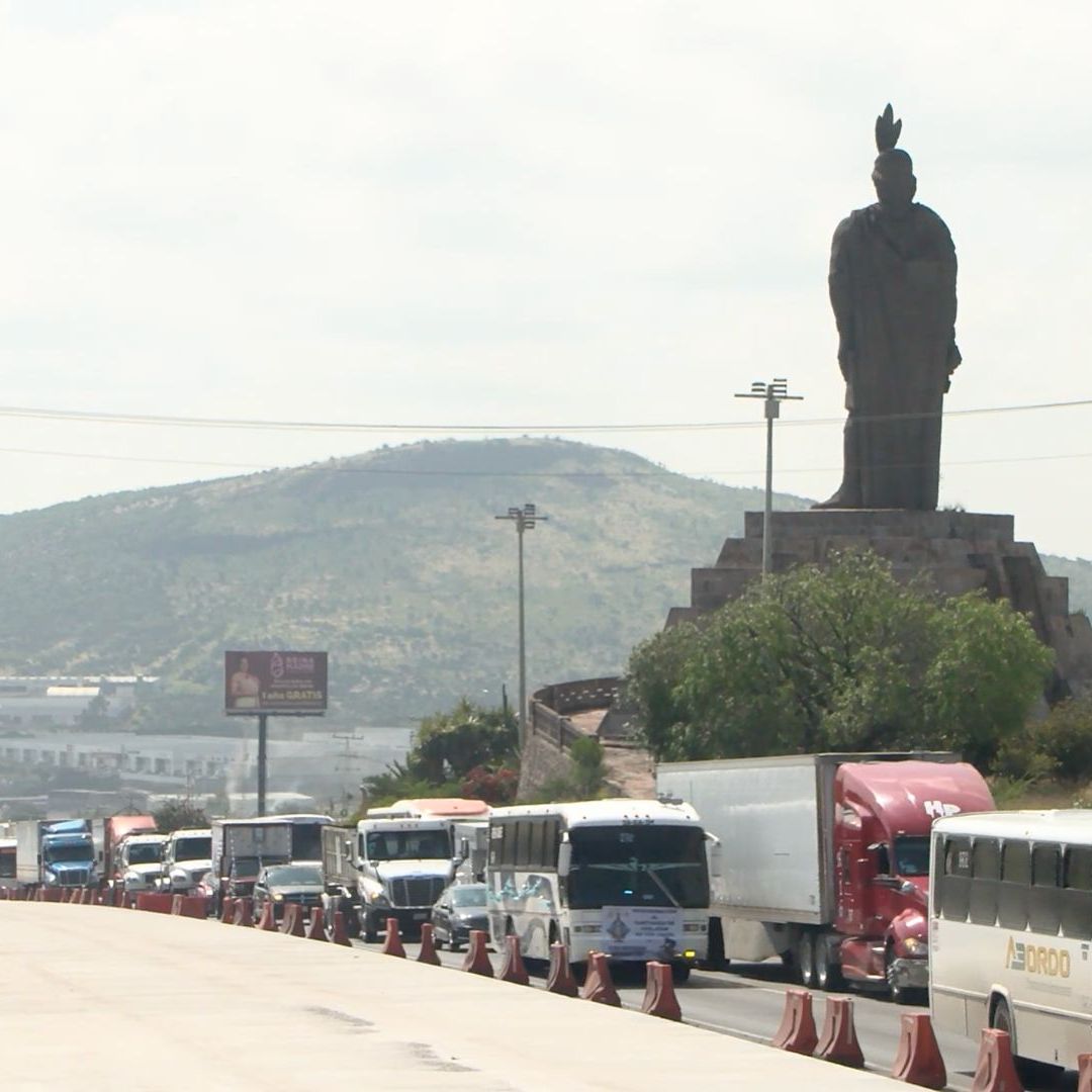 Obras en la 57 Complican Traslado de Mercancías en Querétaro
